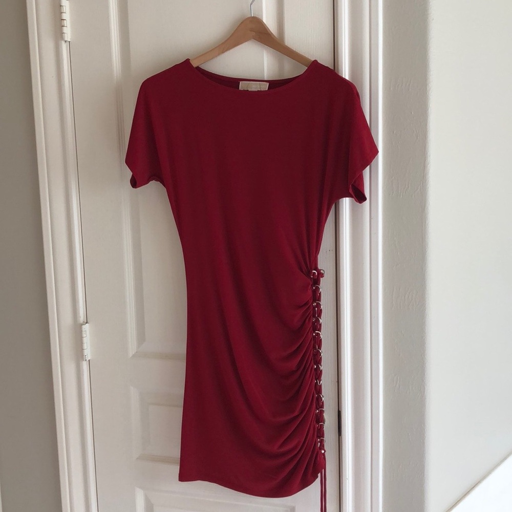 Michael Kors Deep Red Party Dress